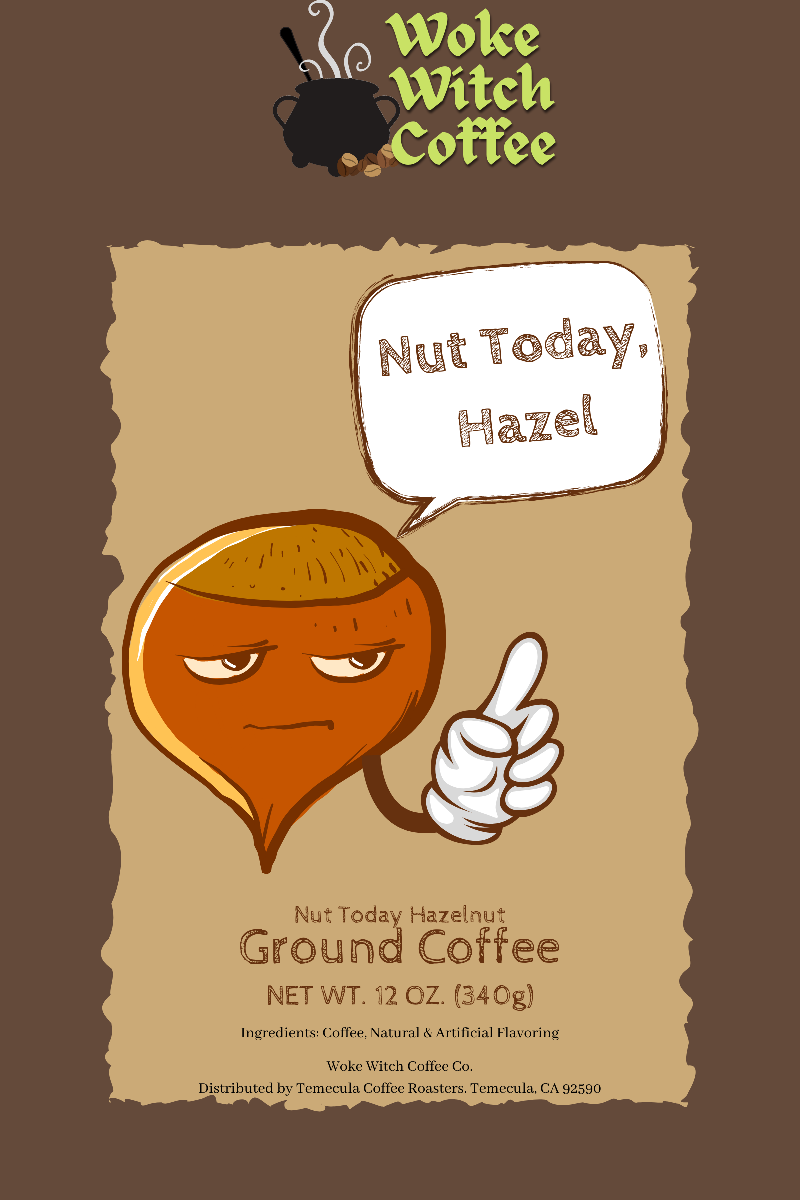 Nut Today, Hazel - 12 OZ Ground